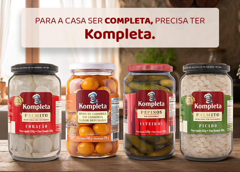 Para a casa ser completa, precisa ter Kompleta