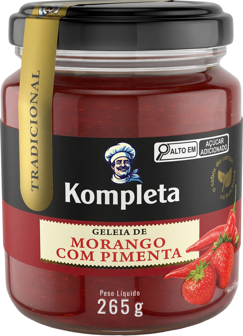 Geleia de Morango com Pimenta