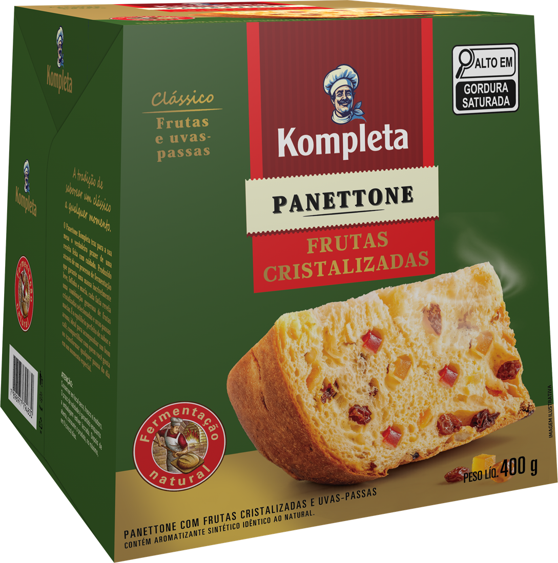 Panettone de Frutas Cristalizadas
